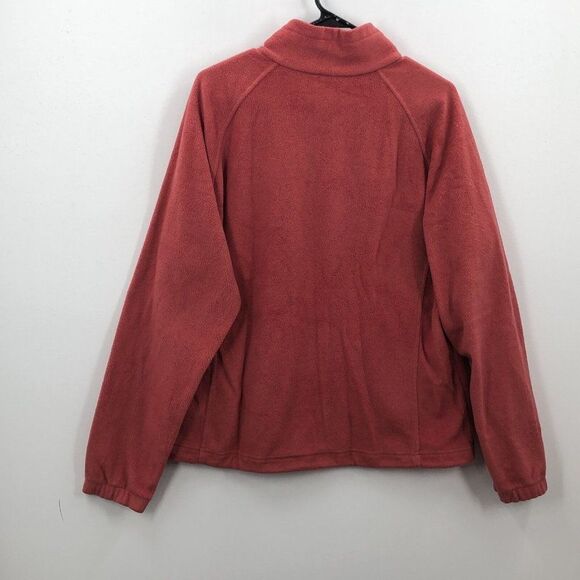 Columbia Womens Red Long Sleeve Collared Pockets Full Zip Casual Jacket Size XL - Picture 7 of 8